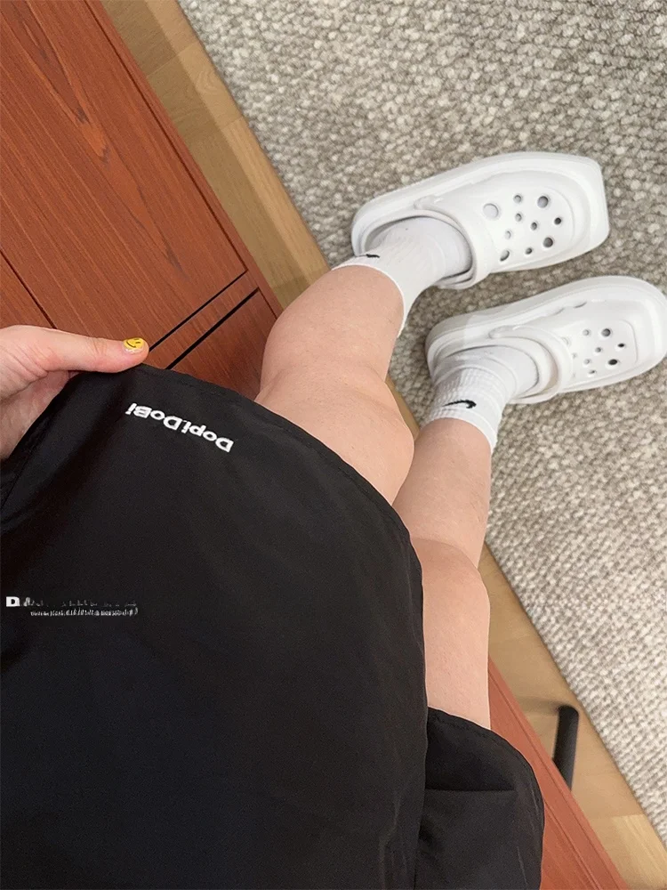 

Модные повседневные нейлоновые брюки для женщин с вышивкой, новинка весны-лета, удобные женские штаны