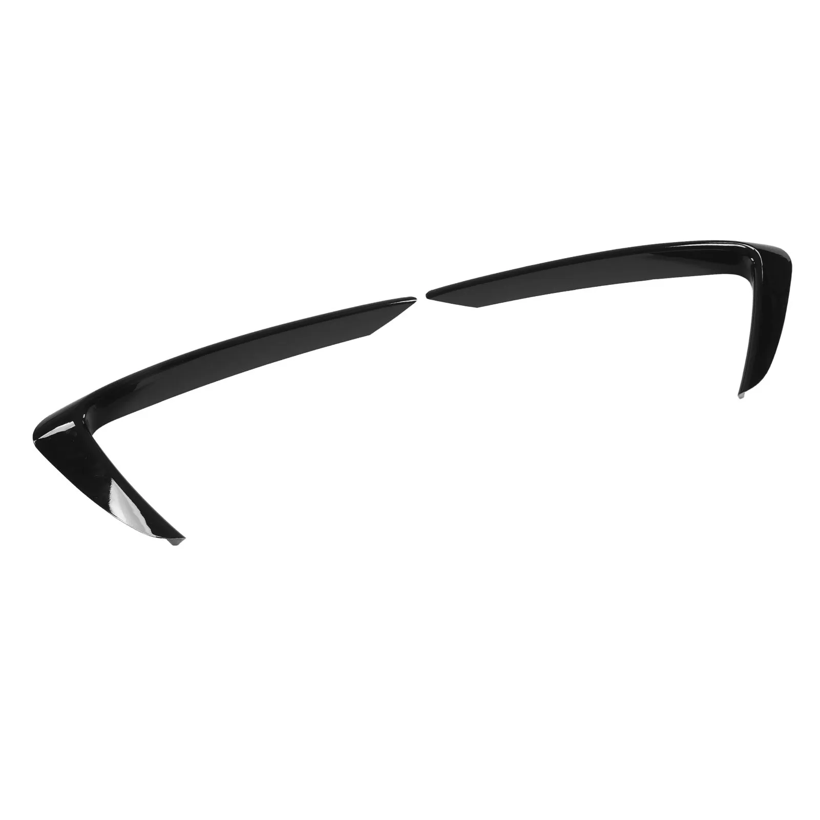 

1 Pair Front Bumper Grille Upper Trim Cover Gloss Black - Replacement for Maserati Quattroporte M156 Facelift 2017+ - Durable