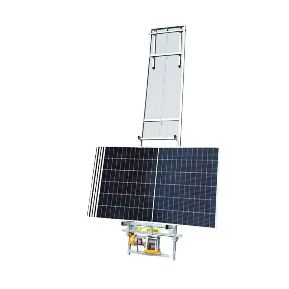

Glass door and window lifting electric small photovoltaic panel portable lift