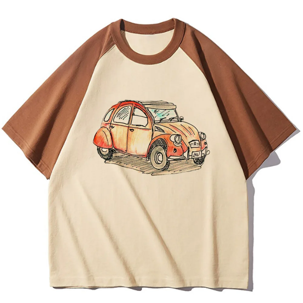 2cv t shirt women youthful top female manga clothing