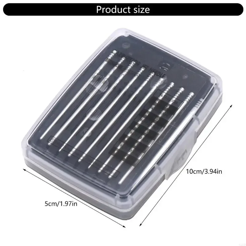 الدقيقات الباكسة تعديل الزيت الإبرة سهلة التثبيت مخروطي الكربن للدراجات النارية والمحركات الصغيرة