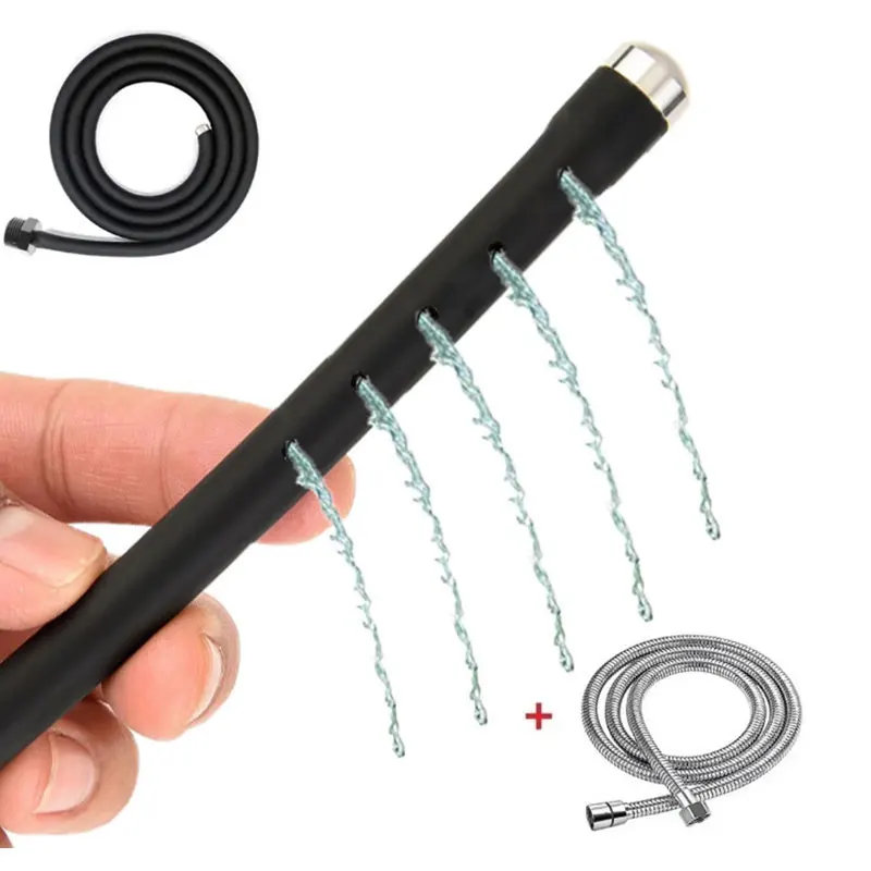 

Silicone Enema Douche Bidet Syringe Shower Cleaning Head Side Opening Tip Faucet Bathroom Accessories