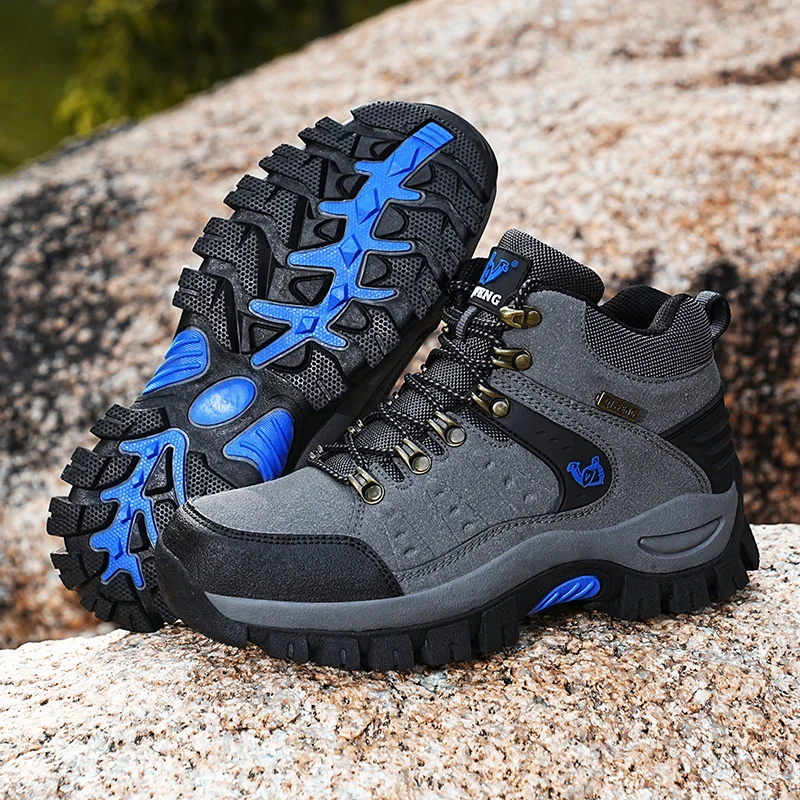 Large Size 47 Hiking Boots Men Autumn Winter Non Slip Climbing Shoes Women Ankle Trekking Boot an Outdoor Shoes