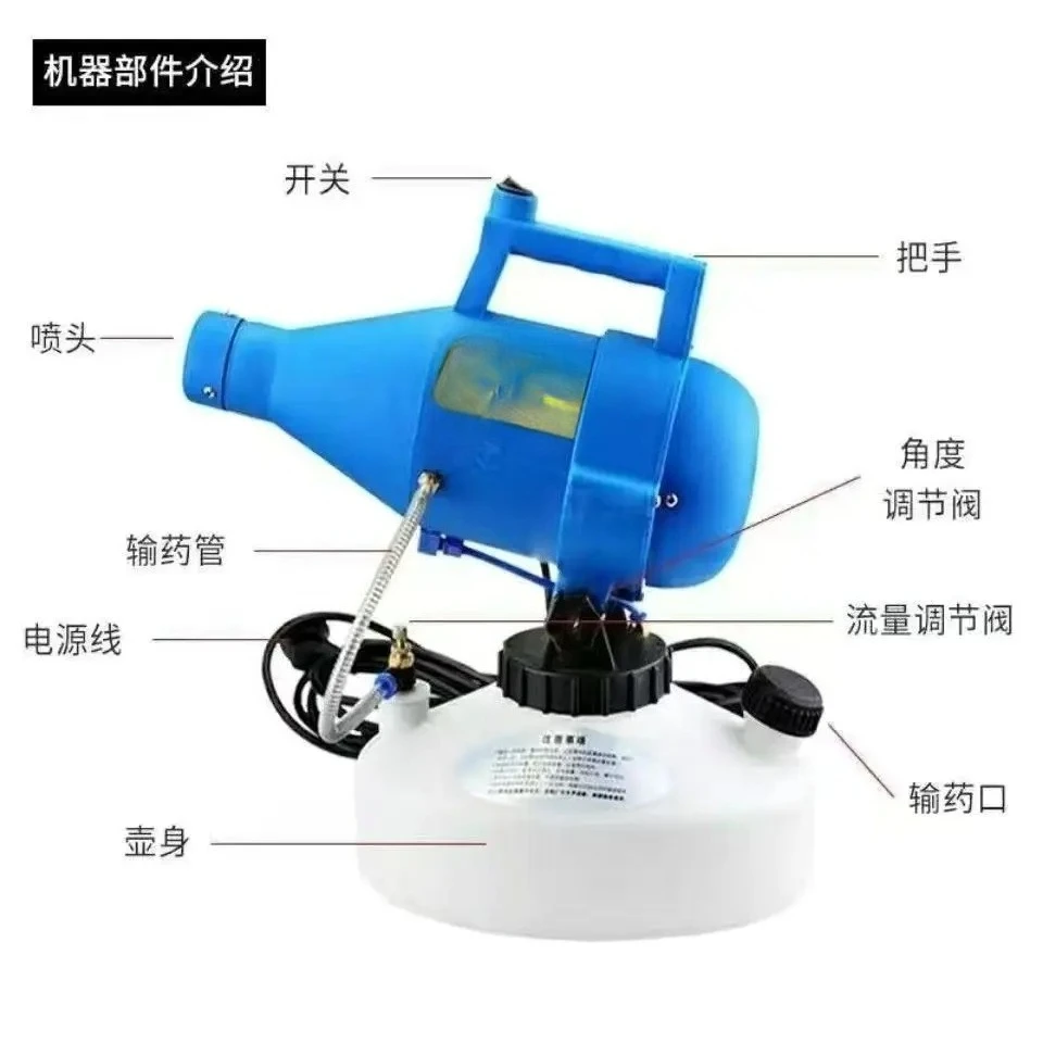 Long Range Electric Portable Mist Making Device Multiscene Space Humidifying Spraying Tool