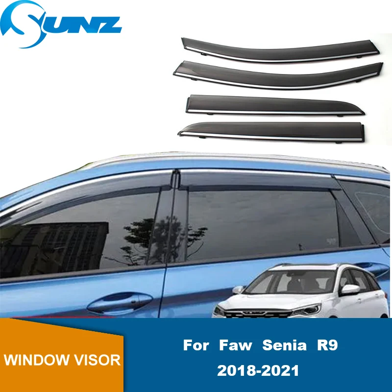 

Window Visor For Faw Senia R9 2018 2019 2020 2021 Side Window Deflectors Wind Rain Sun Guard Deflector Vent Shade Awning Shelter