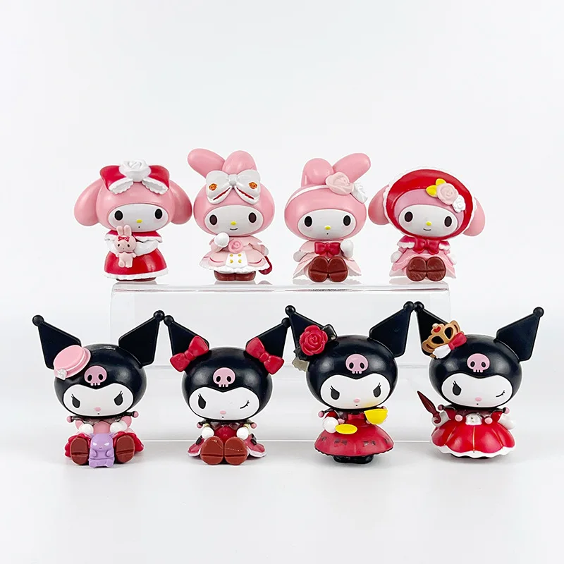 Rose Kullo Mi Melody peripheral figure doll tide play blind box cute ornament gift