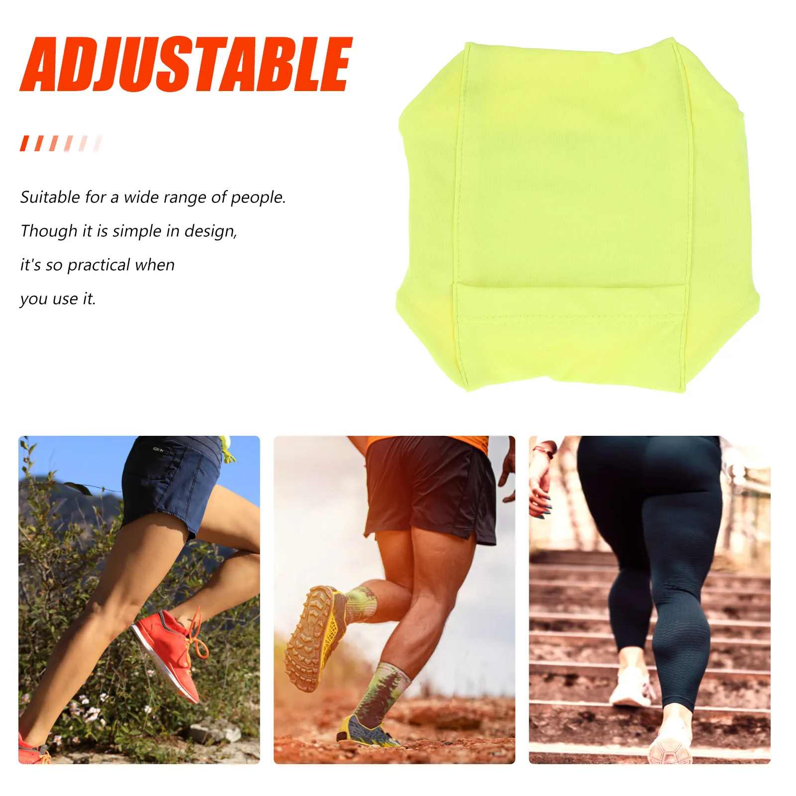 Phone Leg Pouch Elastic Sports Leg Strap Phone Holder Running Workout Case Secure Fit Universal Carrier Key Pocket