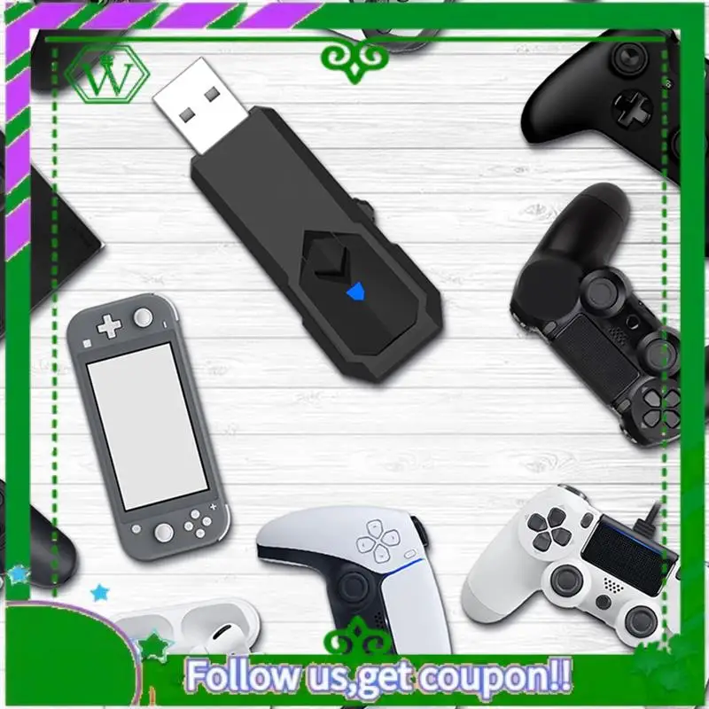 Reliable-Wireless USB Converter For PS5 PS4 PS3 Switch OLED Bluetooth Gamepad Game Controller Adapter Wired Controller Adapter