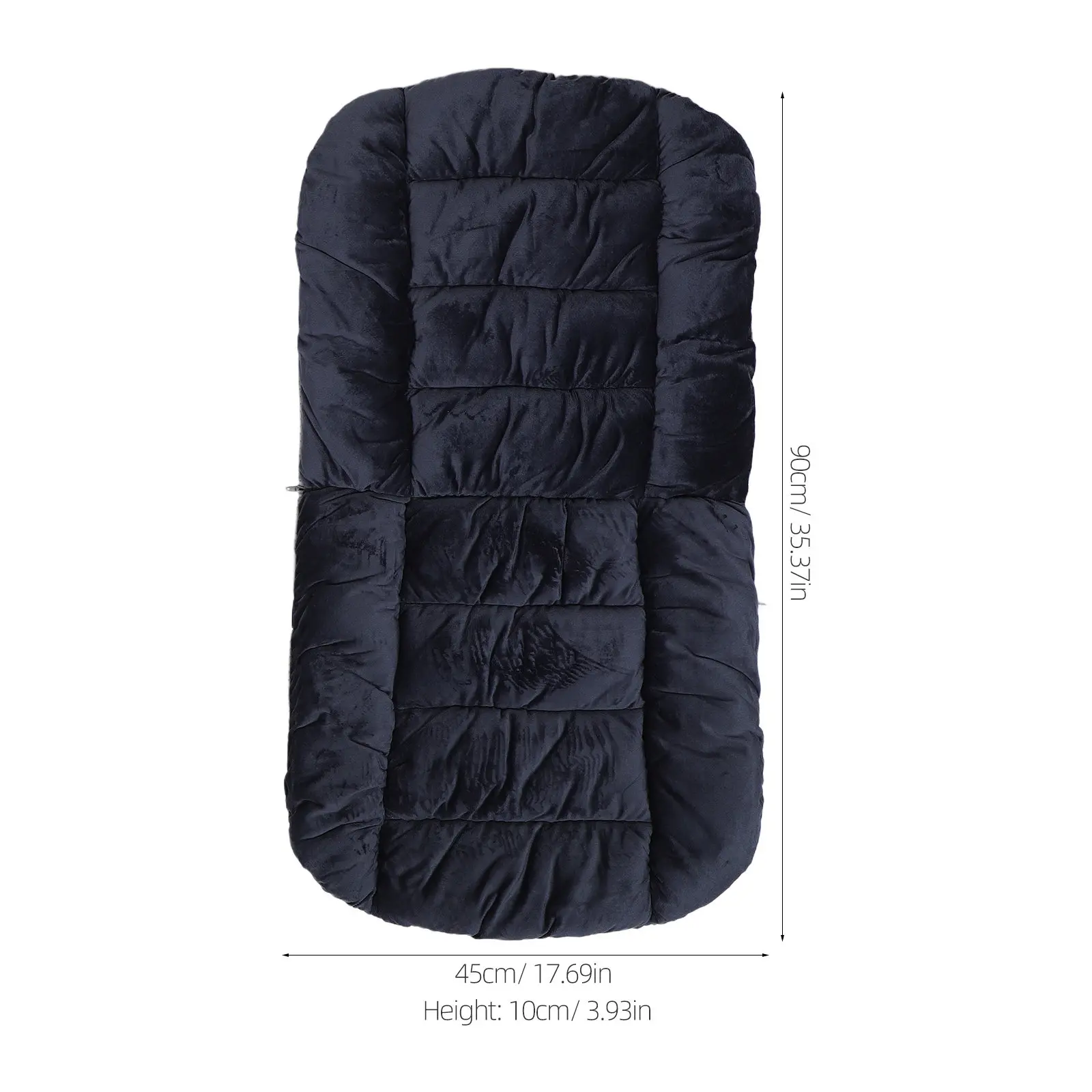 Heated Seat Cushion Electric Heating Pad Backrest 90x45cm Soft Chair Heater Office Desk Chair Warmer Home Work Use