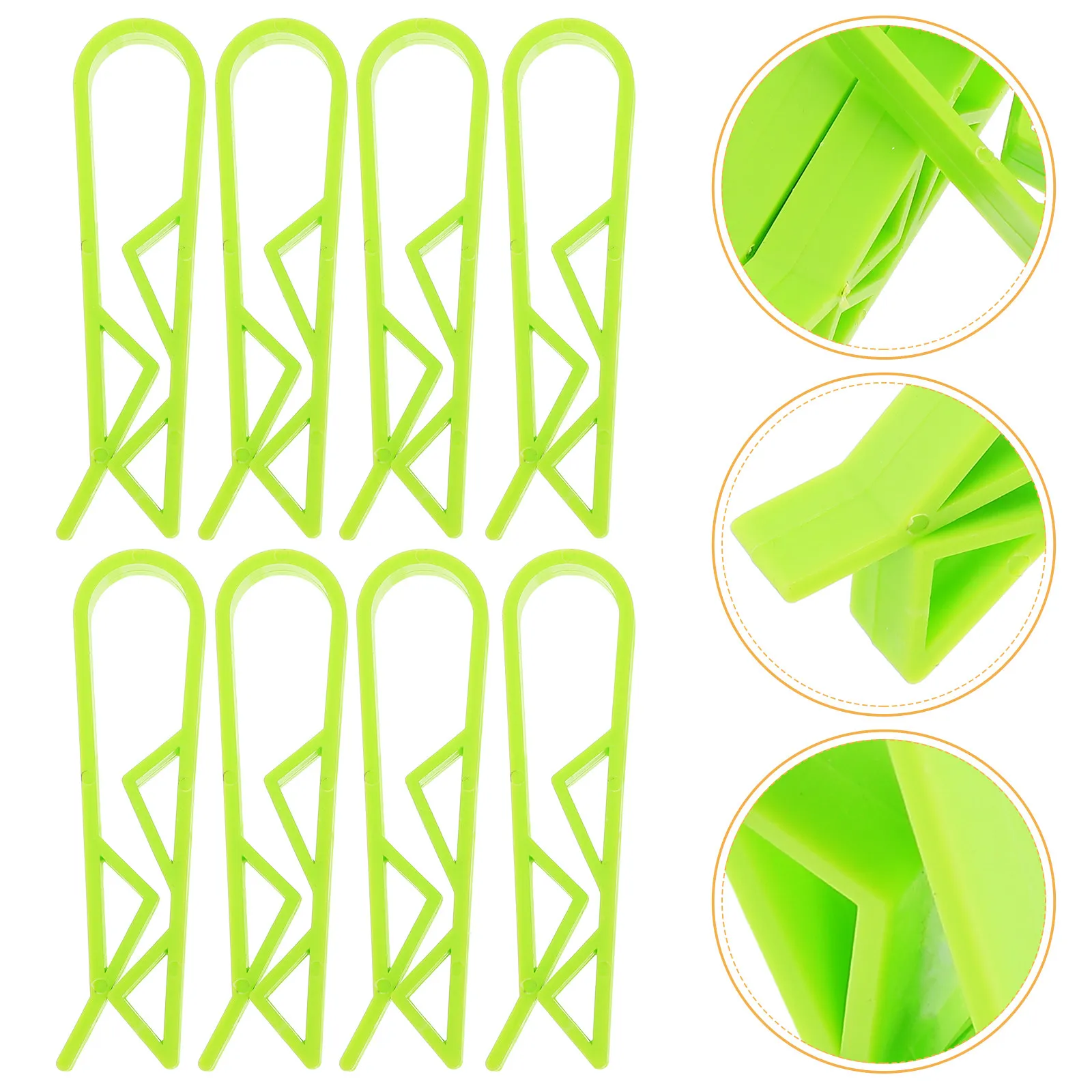 

10Pcs Garbage Bin Clamps Plastic Trash Bag Clips for Kitchen Home Wastebasket Bag Holder Clip Clamps Garbage Bin Clip