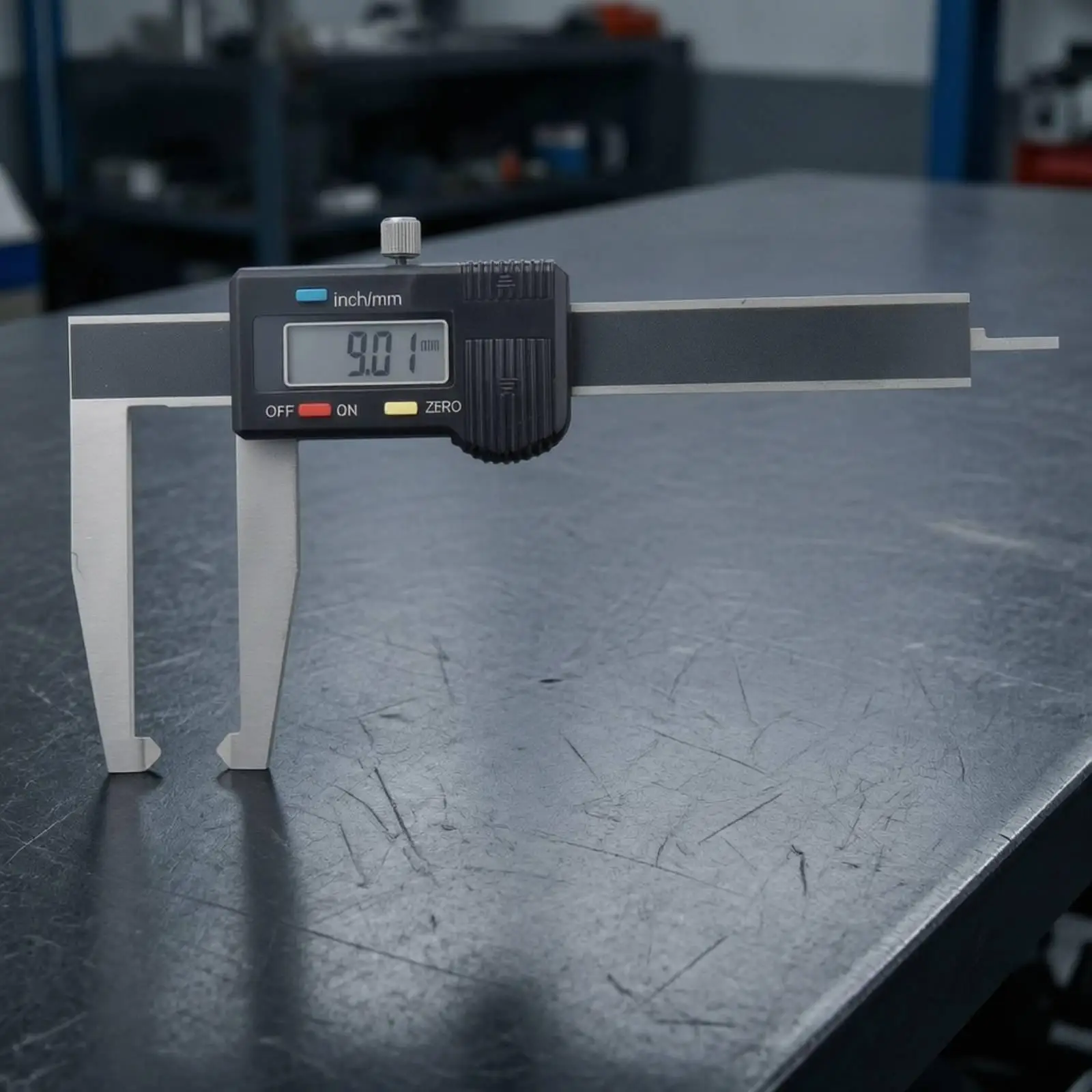 Electronic Brake Pad Thickness Gauge 0.01mm Resolution Inch Mm Switch for Mechanic Home Garage Use