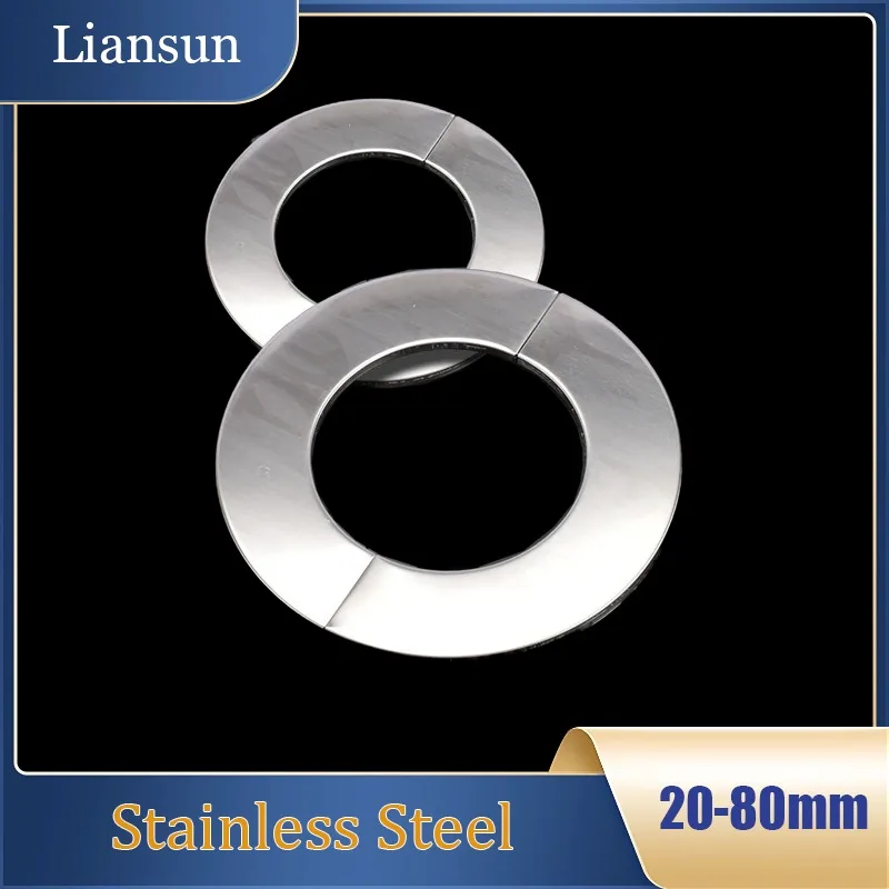 

Split-Type Stainless Steel Covers - Round Decorative Caps for Faucets, Mixing Valves, Vent Pipes & AC Holes