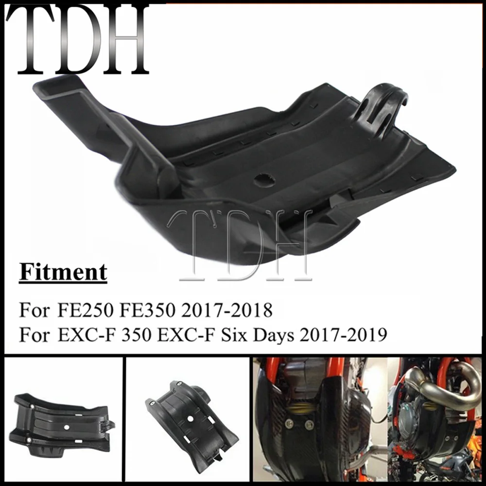 Motorcycle Skid Plate Engine Guard Protector Dirt Bike Motocross Engine Protection For EXC-F 250 350 Six Days FE 250 350 17-19