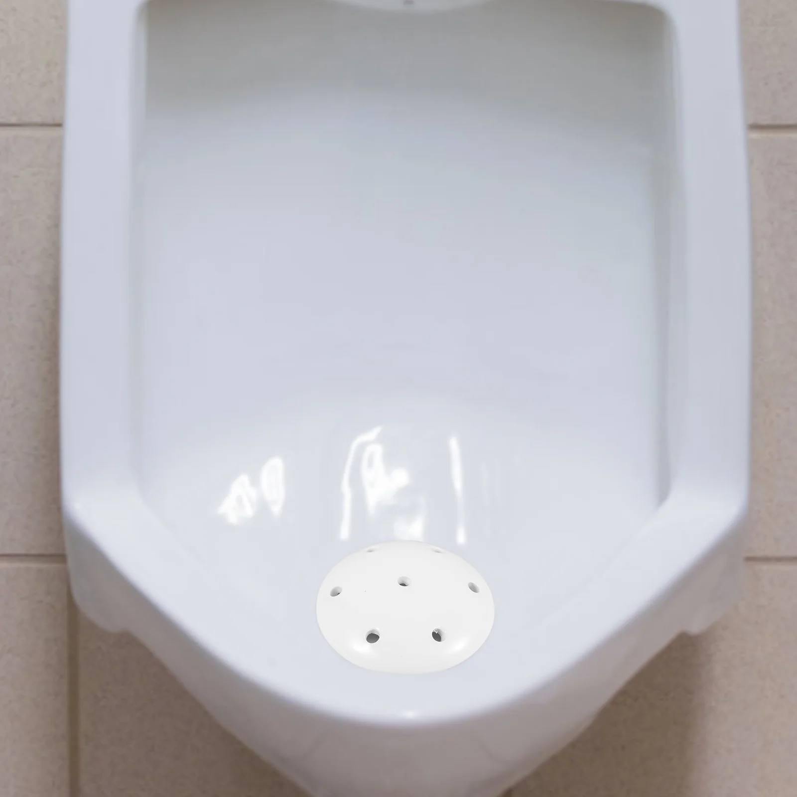 

Urinal Strainer Stopper Ceramic Material No Tools Needed Quick Installation Modern Clean Look Fits Securely Small Size Portable