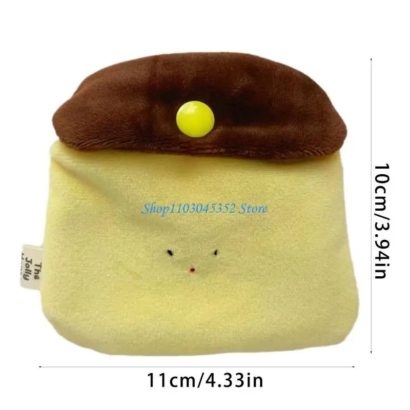 A3PE Cartoon morbido peluche e peluche e moneta Pratica Borsa stoccaggio del rossetto per appassionati e studenti