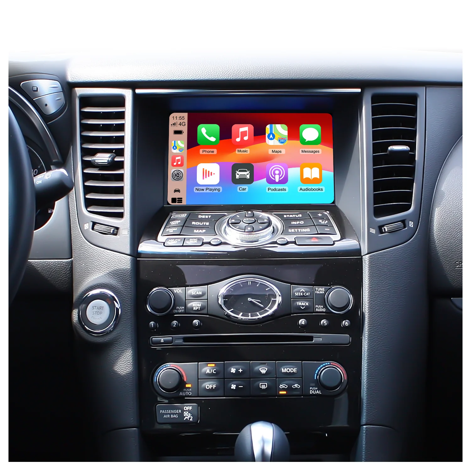 Q70L G35 FX35 FX50 EX25 EX35 QX70 Wireless CarPlay Adapter Android Auto Module For Infiniti CarPlay Decoding Box