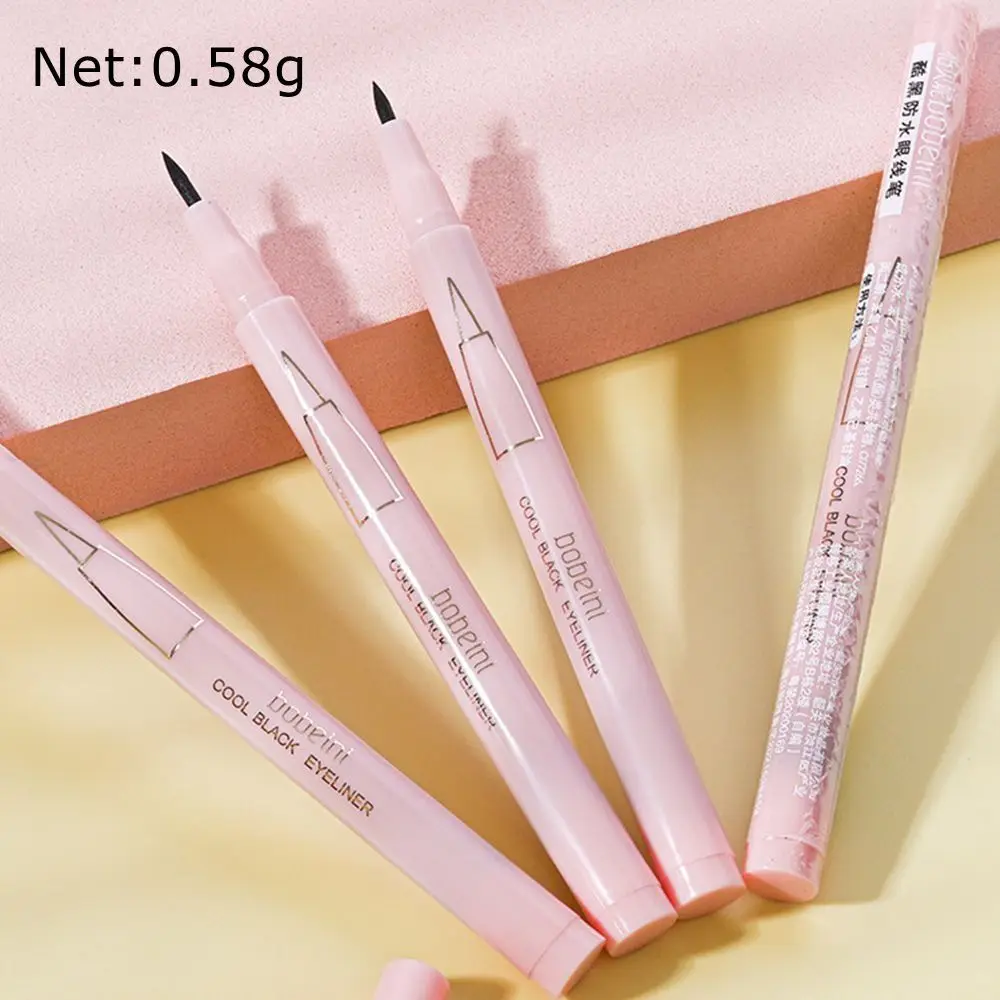 Natural Black Eyeliner New Waterproof Long Lasting Eyeliner Pencil Ultra-fine Non Fading Eye Liner