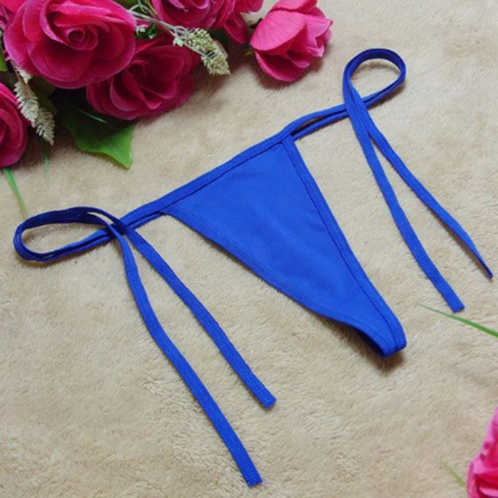 

Women's Panties Low Rise Briefs Sexy Female Lingerie With Straps G-string Thongs Erotic Underwear Quick Dry Underpants T-Back