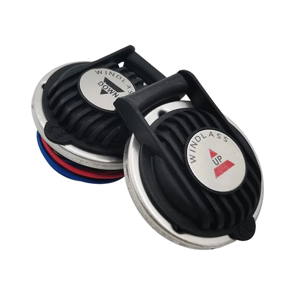 /Black /Waterproof /Foot Switch For Marine Windlass Anchor Control 12V 24V Pedal Deck Button For Boat Yacht Safety Gear Device