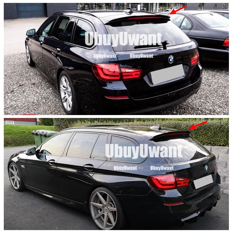 Car Rear Roof Lip Spoiler For BMW 5 Series F11 Touring 535i M Sport 2010-2017 Car Rear Trunk Spoiler Lip Boot Wing Lip