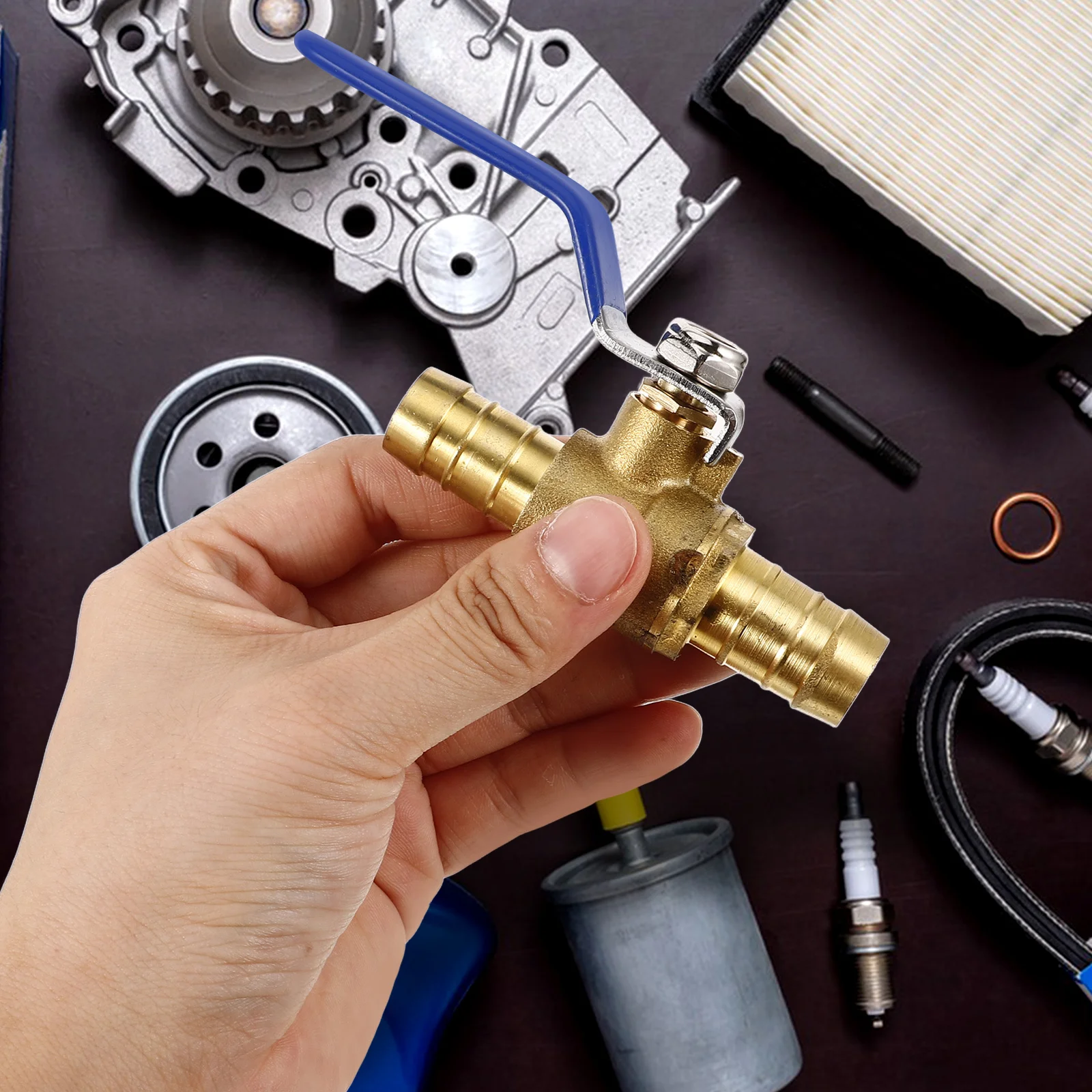 16 مللي متر مكيف هواء السيارة الكرة صمام دائم المعادن المزدوج الإدراج التبديل متوافق السيارات المبردات صمام التحكم لسيارات الدفع الرباعي #6