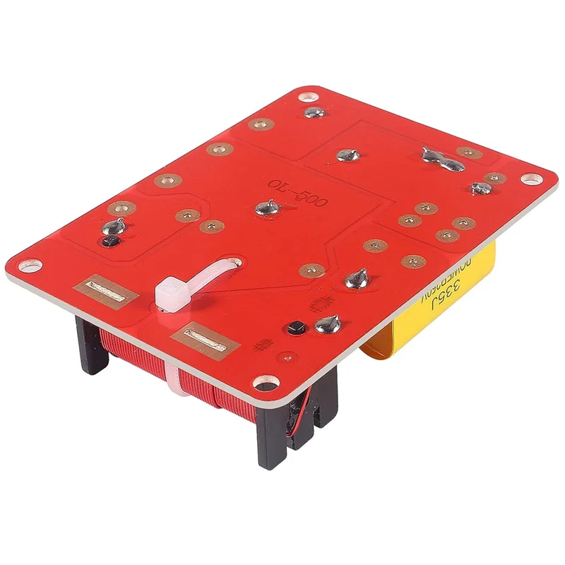 AC57-3 PCS 2-Way Speaker System Audio Crossover Filters Red 130W Frequency Distributor