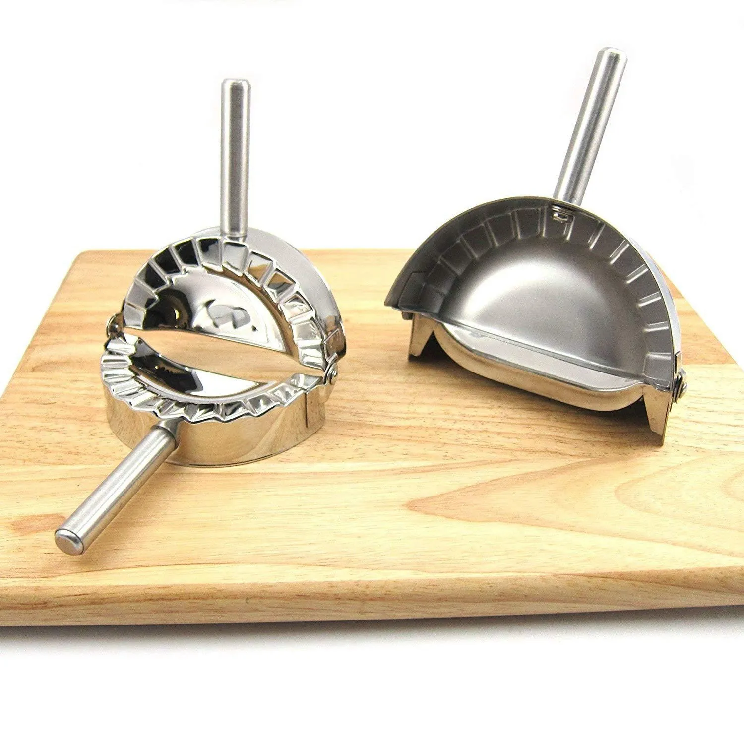Molde para Ravioli de prensa de Empanada de acero inoxidable, dumplings utensilio para hacer, cortador de masa de pastelería, accesorios de cocina, los mejores utensilios