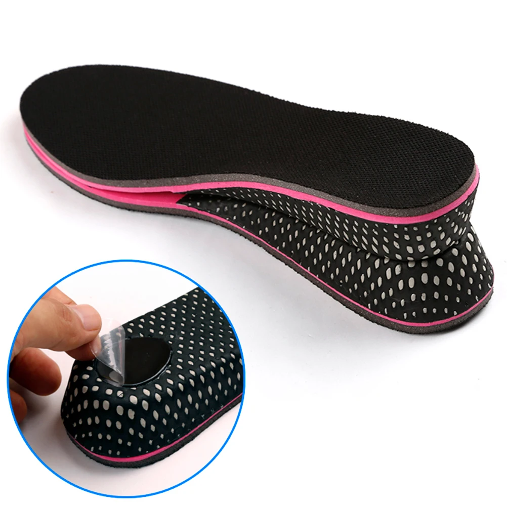 

Height Increasing Insoles Eva Gel Pads Absorbing Shock Thick Bottom Non Slip Heel Comfortable Soft Breathable Shoe Pads Size