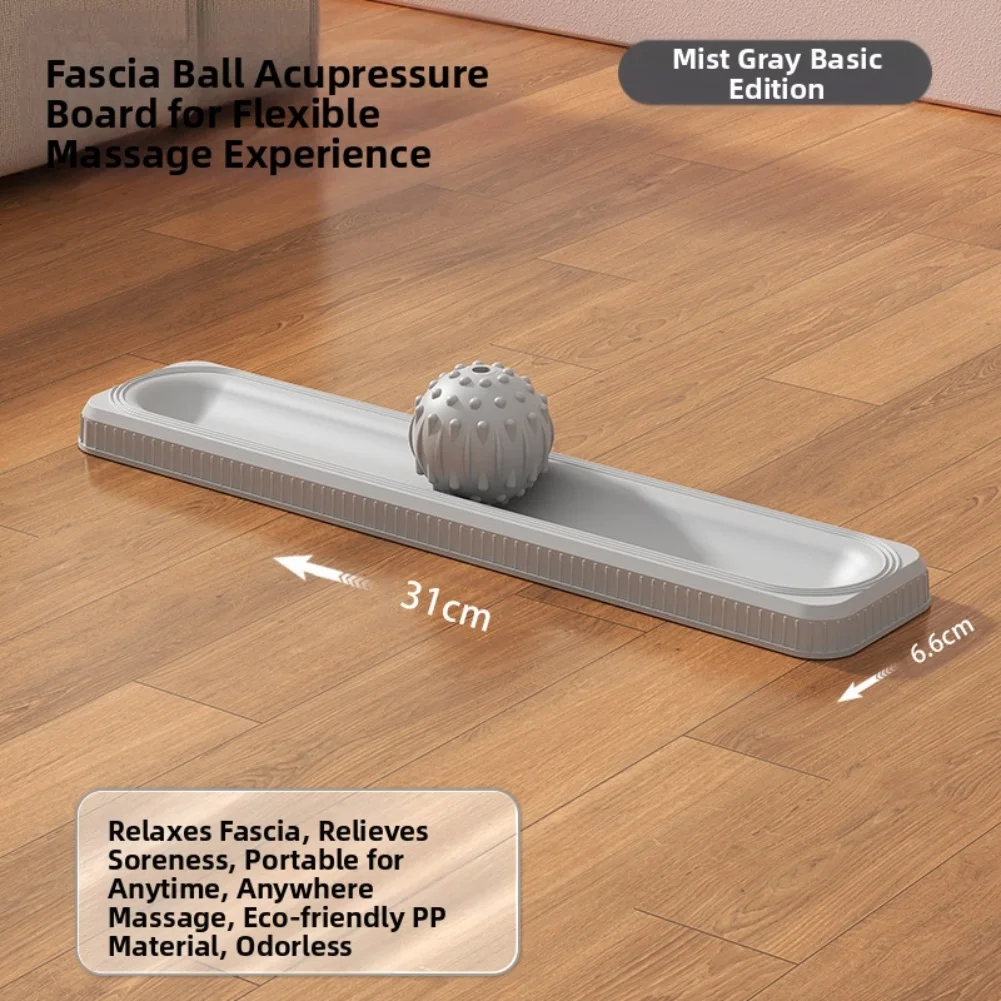 Foot Massage Pad with Structured Protrusion Grid and 12 Magnets to Promote Consistent Sole Contact and Acupoint Activation