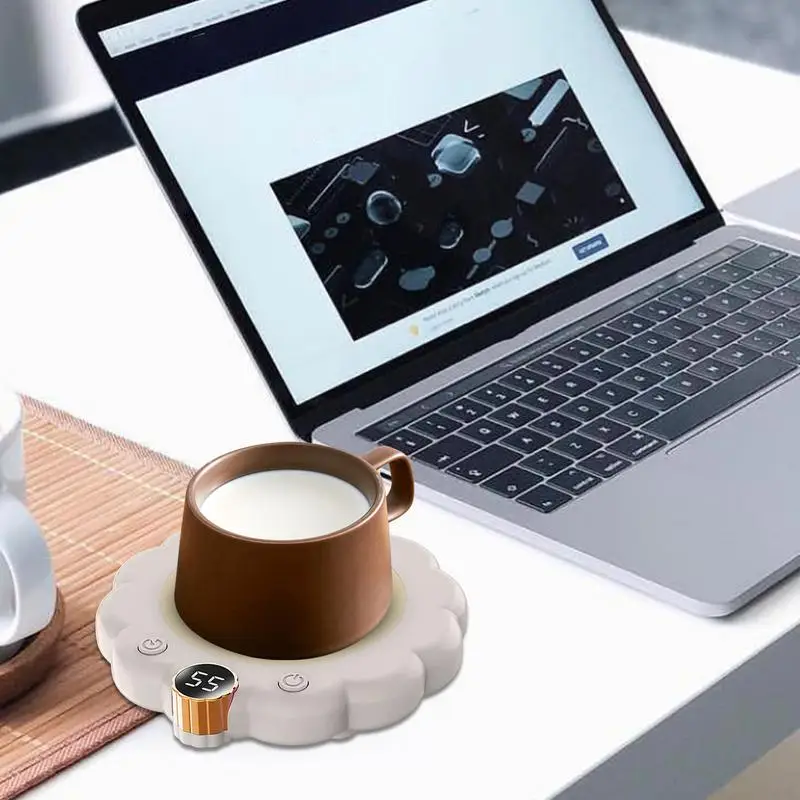 

Cup Warmer For Coffee 3 Modes Digital Display Mug Warmer Multipurpose Cup Warmer Smart Coffee Mug Warmer For Ceramic Cups