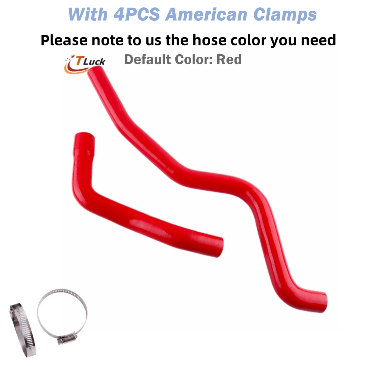 2 قطعة ل تشيفي كامارو كتلة صغيرة SBC محركات 5.0L 305 350 1971-1988 سيارة سيليكون المبرد أنابيب تبريد المياه خرطوم الأنابيب عدة