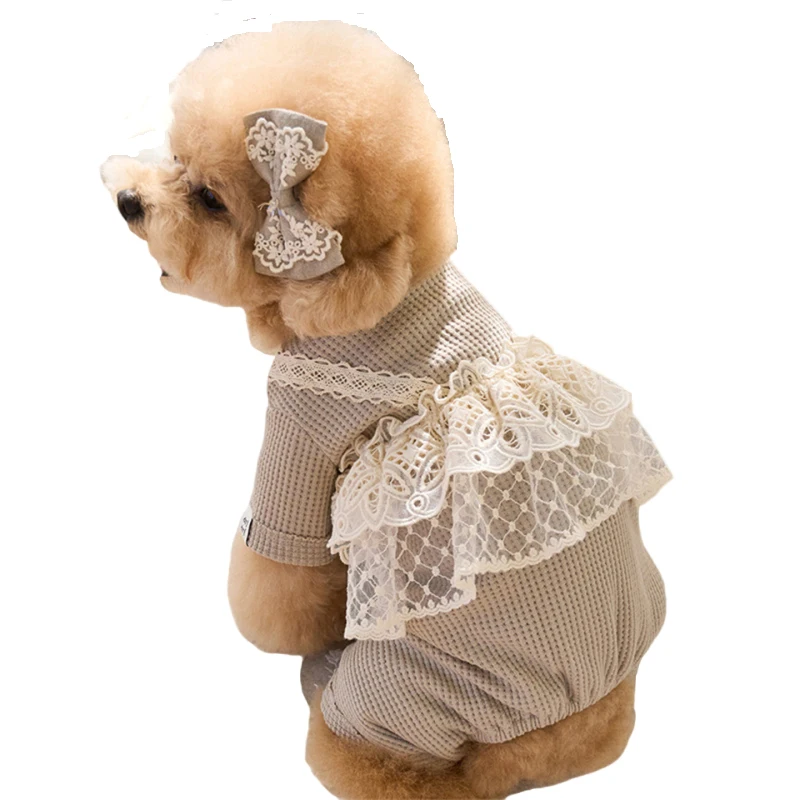 

Autumn Winter Dog Clothes Jumpsuit Puppy Costumes Yorkie Pomeranian Maltese Poodle Bichon Schnauzer Clothing Pet Apparel Rompers