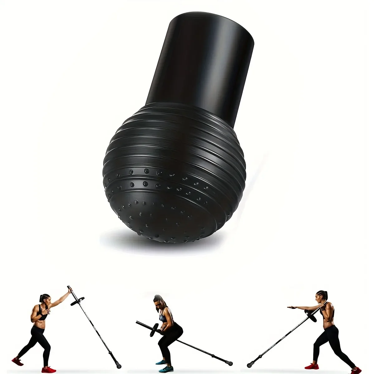 Landmine Attachment for Barbell, Easy to Use with 360° Rotation, Attachment for 2 Inch Barbell, Landmine Base