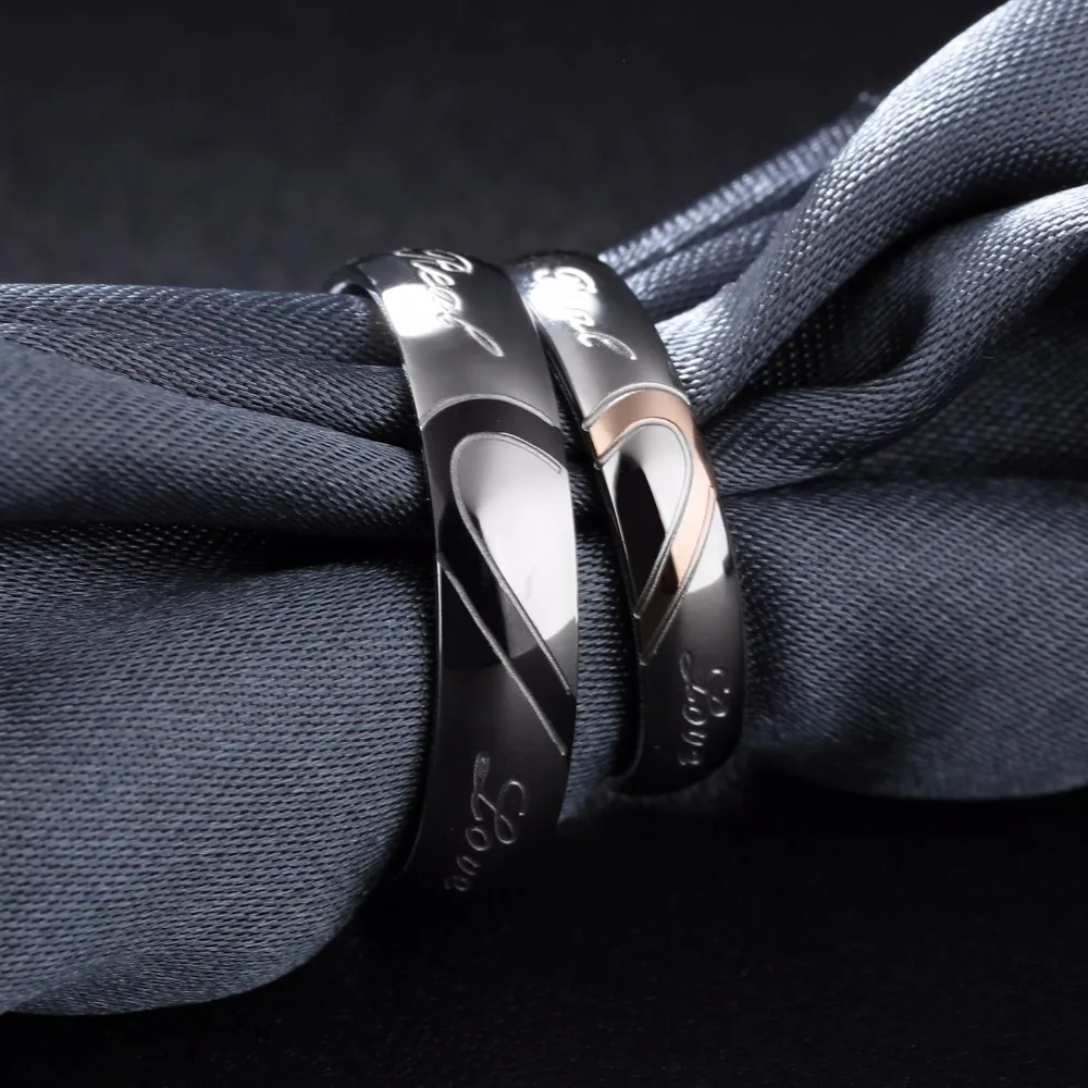 Fashion Jewelry Unisex Solid Polished Stainless Steel Girl Women men Lover Couples Rings US size 5 6 7 8 9 10 11 12 13 14 15