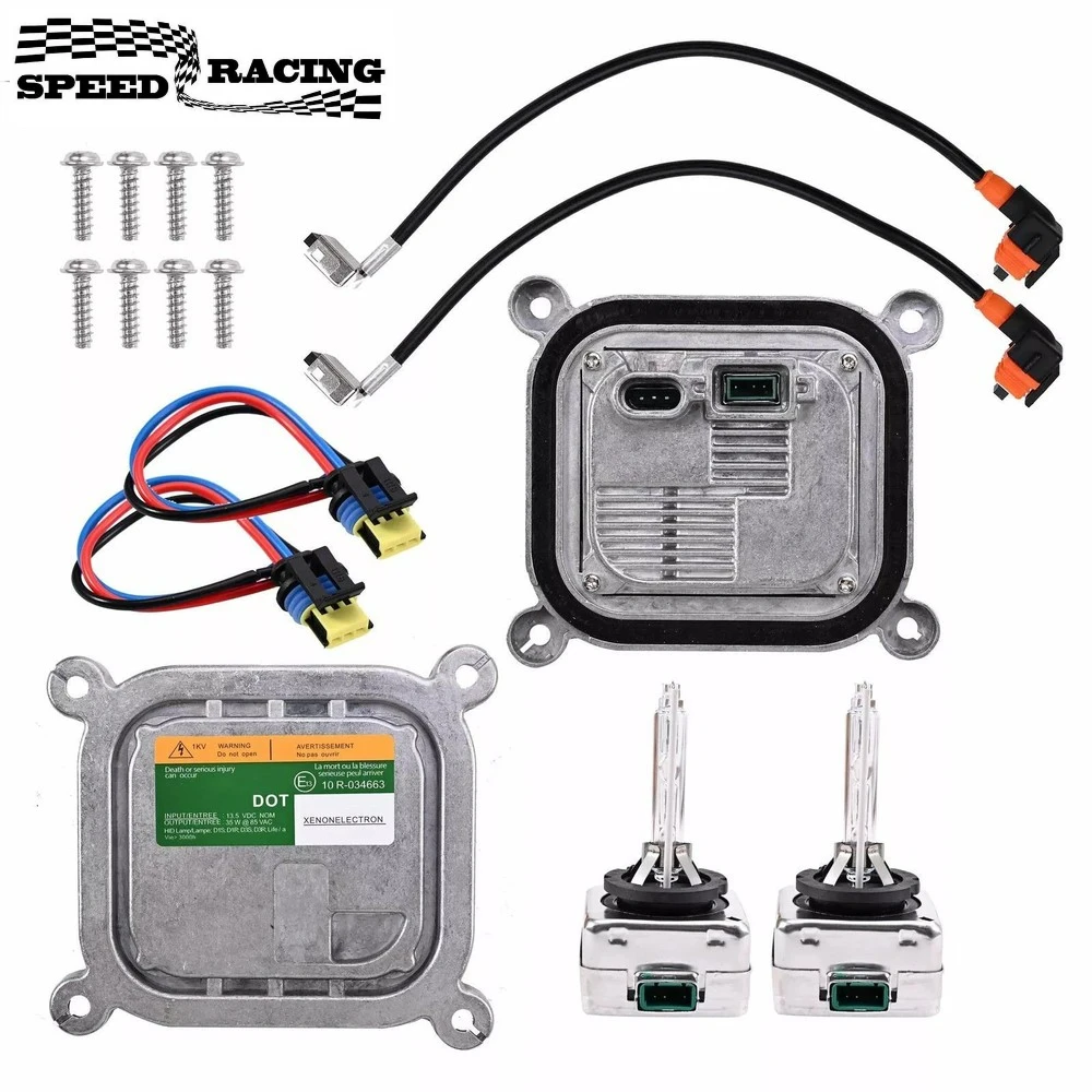 

7L7Z-13N021-A 8A5Z-13C170-A DL3Z-13C170-A. 2 HID Xenon Ballast Control Unit Computer &D3S Bulb Kit for 2010-2019 Ford Mustang