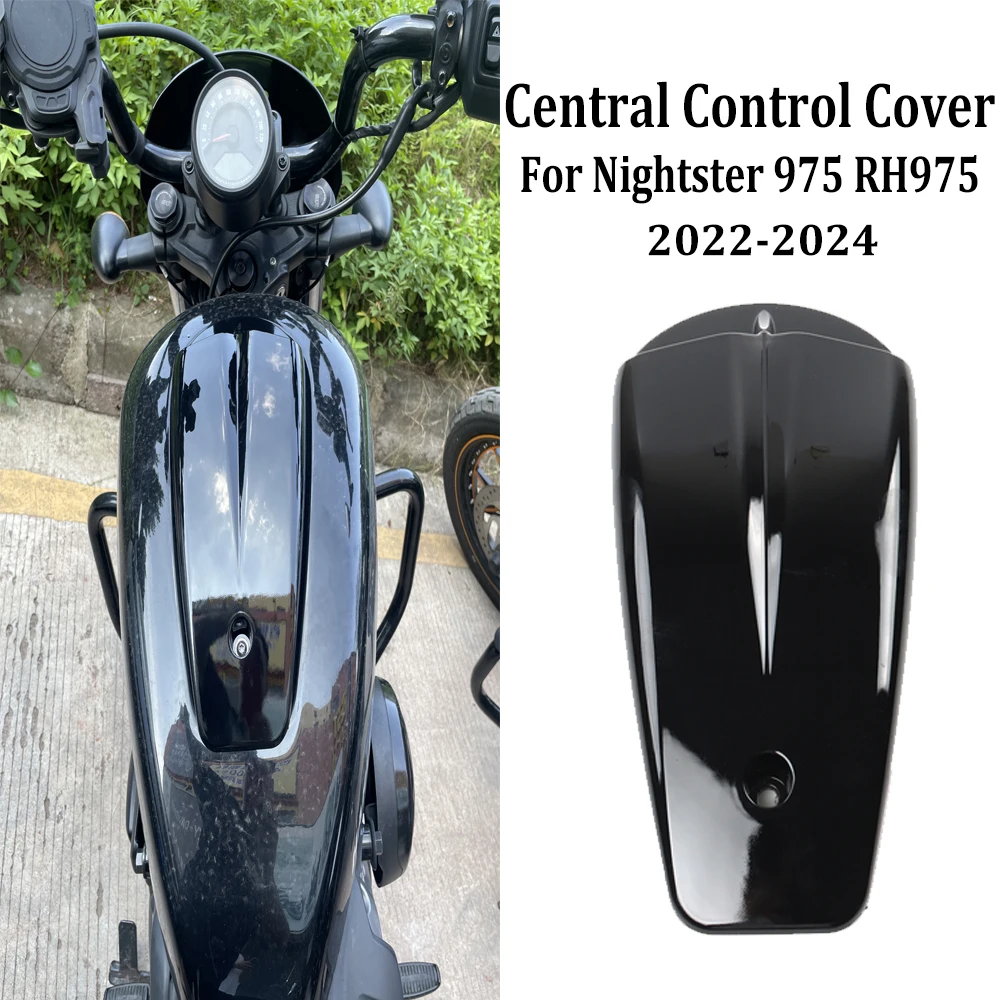 NEW Motorcycle Dash Fuel Console Gas Tank Cover Air Scoop Smooth Gloss BlackFor Harley Nightster 975 RH975 S 2022-2024 M