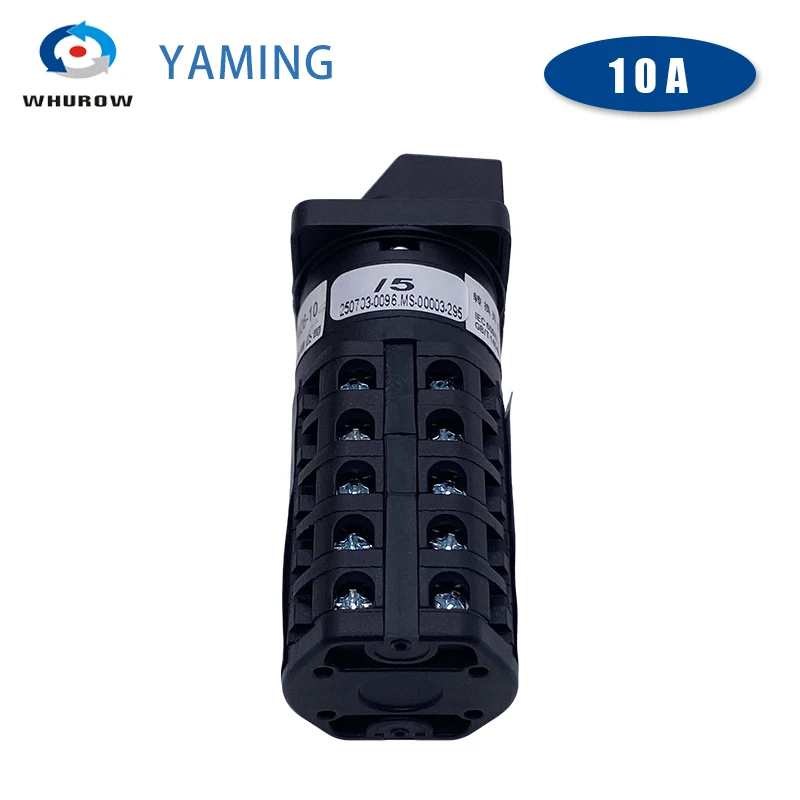 LW26-10/5 محدد التحول LW28 سلسلة 1-5 أقطاب 10A مفتاح كاميرا دوارة للتحكم في الطاقة باللون الفضي #2