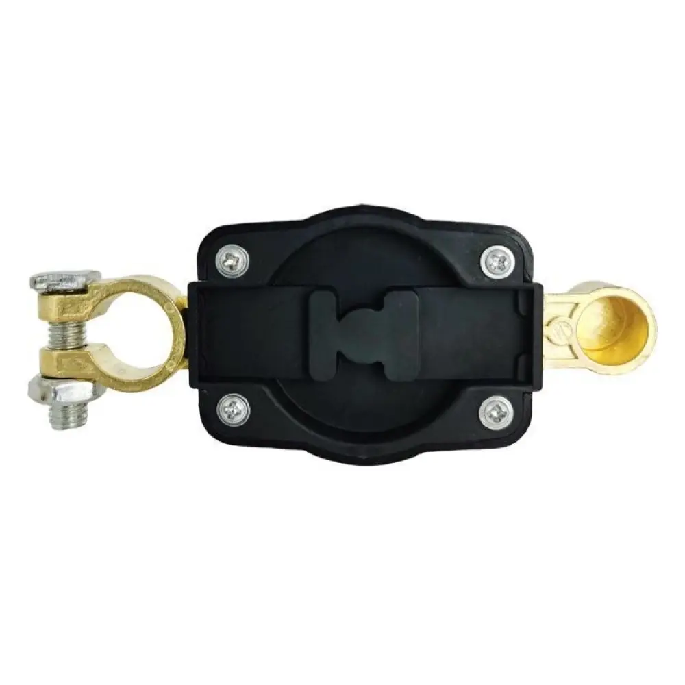 Car Battery Disconnect Switch 12V 24V Master Isolator Cut Off Power Kill Switch For Truck Excavator Farm Vehicle Red Round