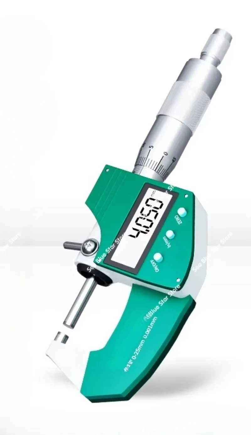 Digital Micrometer High Precision Outer Diameter Spiral Micrometer Electronic Wall Thickness Caliper Tape Thickness Measurement
