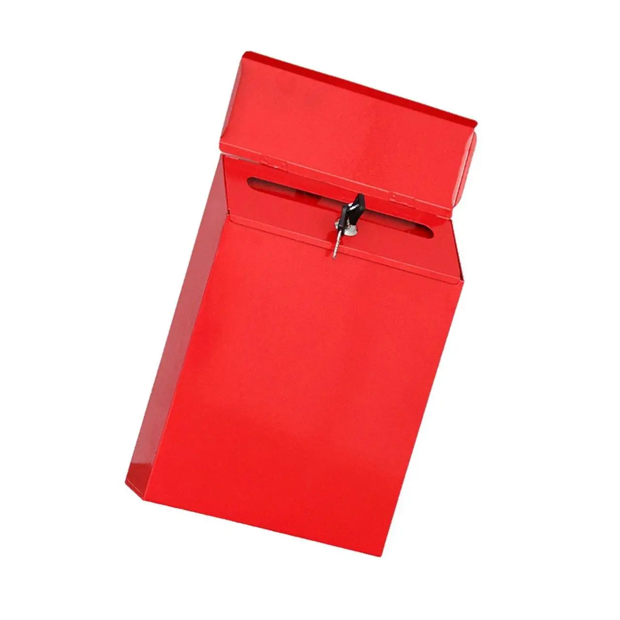 Mailbox Locking Wall Mounted Comment Drop Box Payments Holder Postbox Blue