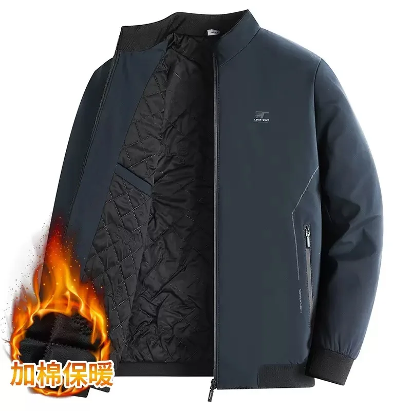

New Autumn and Winter Fashion Trend Thick Warm Cotton Jacket For Men's Casual Loose Sports Windproof High-Quality Jacket L-5XL