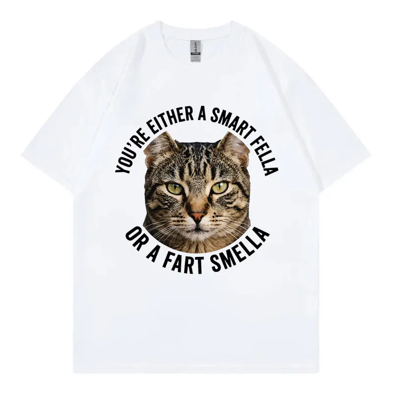 Animal Humor Funny Cat Meme T Shirt Men Women Clothing High Quality Fashion T-shirts Summer Casual Loose Short Sleeve T-shirt