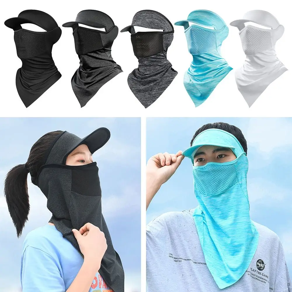 

Headband Face Balaclava Scarf Bicycle Headwear Head Face Neck Gaiter Headband Scarf Face Cover Scarf Ice Silk Sunscreen Mask