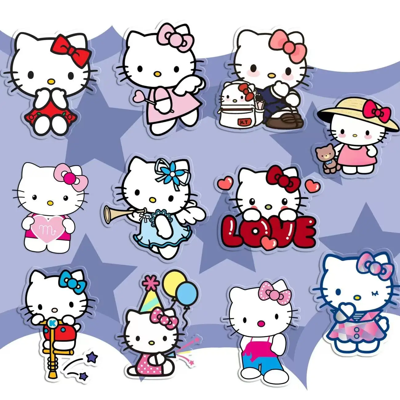 

Акриловый брелок Hello Kitty 5 см, миниатюрный, в форме сердца, для девочек, коллекционный подарок, игрушка, аниме-атрибутика