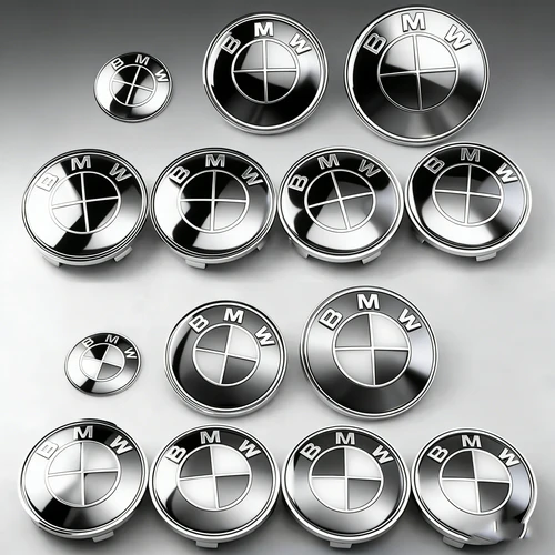 7 Uds. Insignia del emblema del maletero delantero y trasero del capó del coche para BMW E90 F30 E46 F20 G20 E39 E87 G30 E36 E92 E91 F11 F31 E70