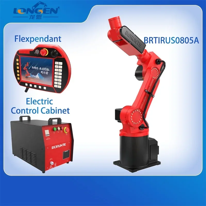 5KG Muatan Mencapai 940Mm Manipulator Presisi Tinggi Lengan Robot BORUNTE Lengan Robot 6 Sumbu Otomatis