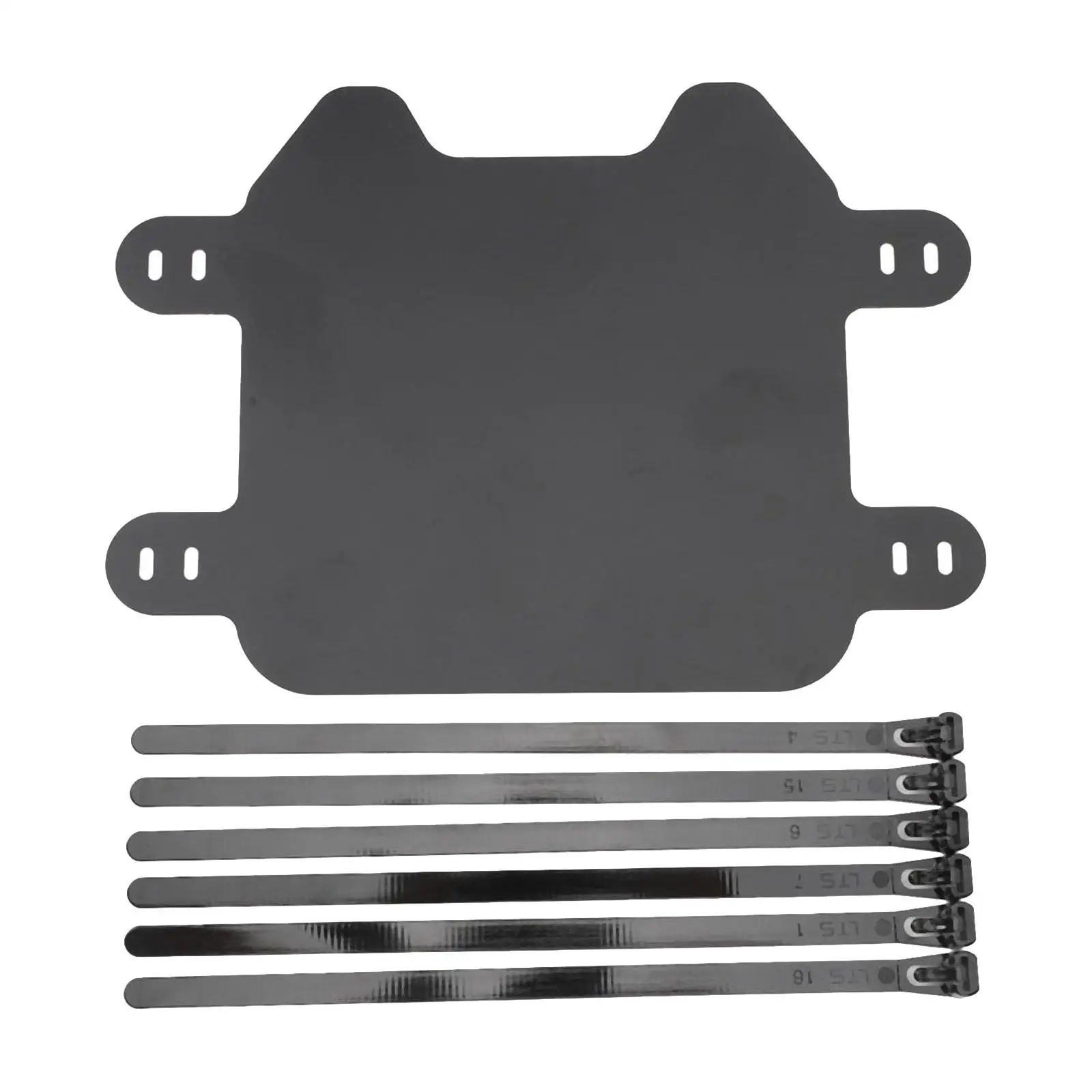 Motorcycle Front Number Plate, Convenient, Lightweight Wear Resistant Sturdy Easy to Install High Performance Parts