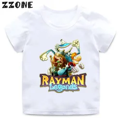 Hot Sale Rayman Legends Adventures Game Graphic Kids T-Shirts Funny Girls Clothes Baby Boys T shirt Summer Children Tops,ooo5204