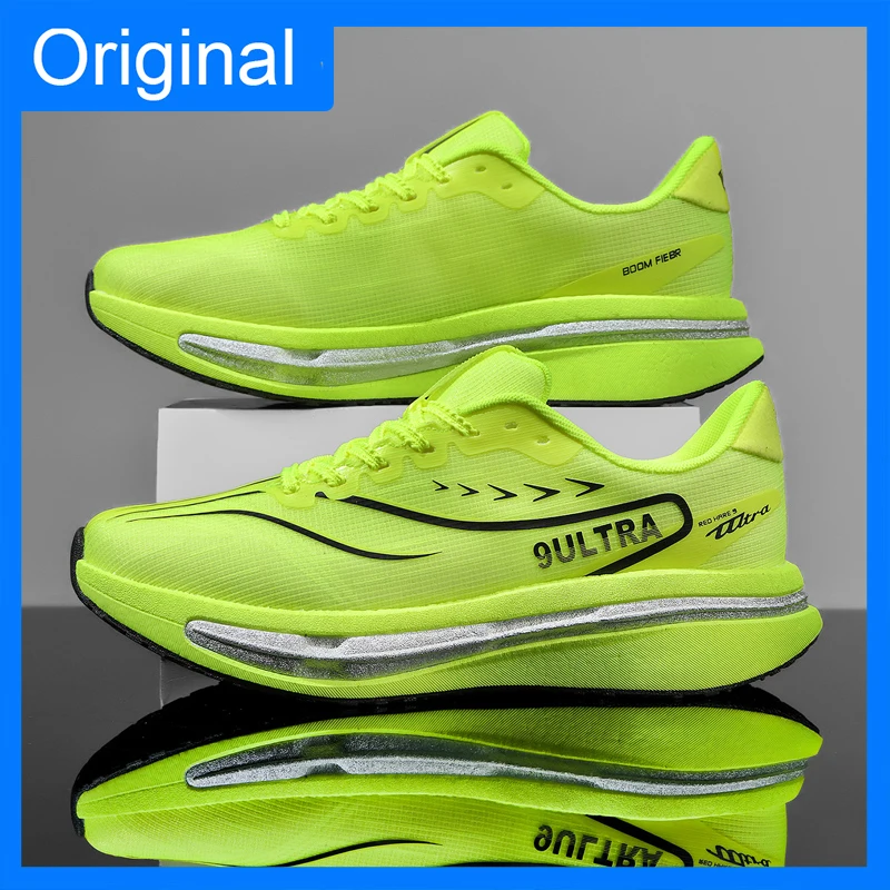 

Unisex Sports Shoes Fashionable Mesh Breathable Lightweight Soft Sole Cushioning Professional MarathonRunning Training Shoes