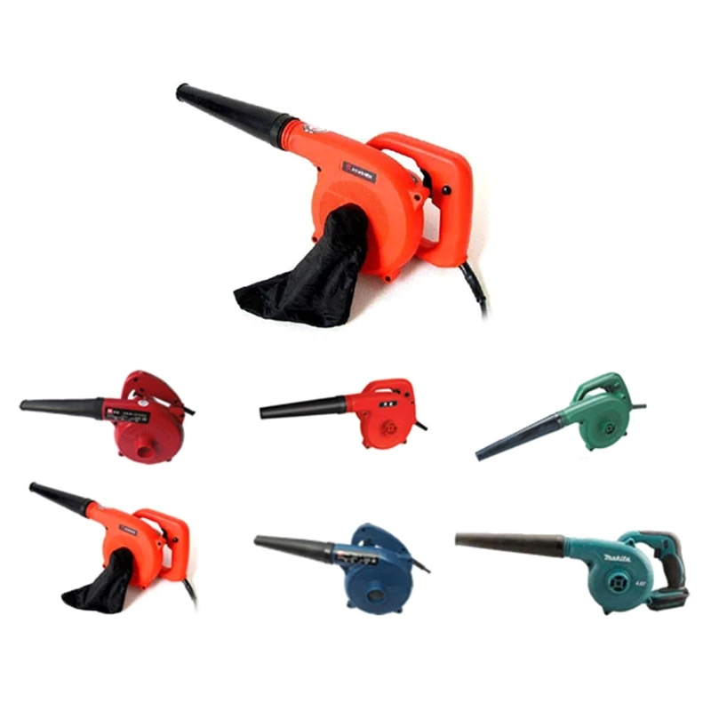 1Set Cleaning Blower Machine Nozzle Long Blowing Black Powerful Suction and Wind Accessories Small Nozzle Suction Blower